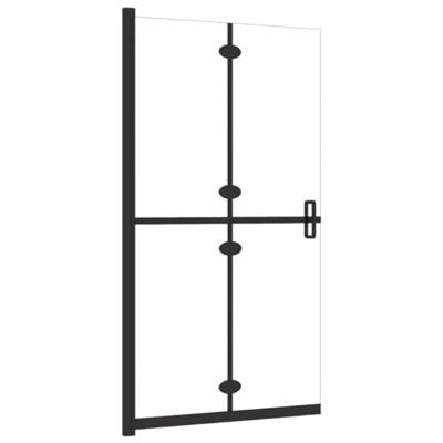 Inloopdouchewand inklapbaar 90x190 cm ESG-glas transparant
