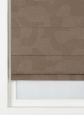 HEMA Vouwgordijn Bourtange lichtdoorlatend bruin (bruin)
