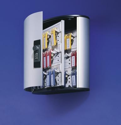 Durable Sleutelkast KEY BOX CODE 36 - 1966 196623 Aantal haken 36 Zilver