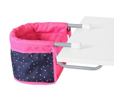Poppen Tafelstoeltje - Confetti Pink