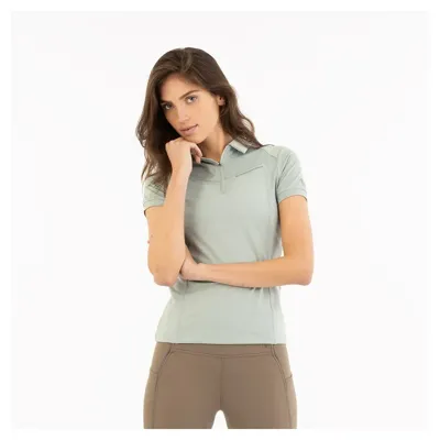 BR Zipp-Up Polo Inne lichtgroen maat:xs