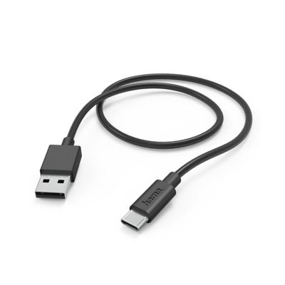 Hama Oplaadkabel USB-A naar USB-C, 1 meter Telefonie accessoire Zwart - thumbnail