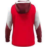 JAKO 6770 Sweater Met Kap Dynamic - Rood/Wit/Donkerrood - L - thumbnail