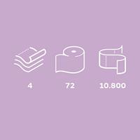 Toiletpapier satino mt1 prestige 4laags wit | 9 stuks - thumbnail