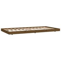 Bedframe massief grenenhout honingbruin 100x200 cm - thumbnail