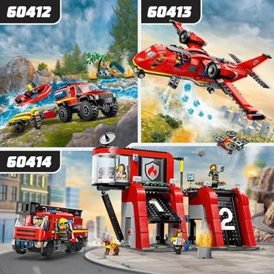 Lego City 60412 Brandweerauto met Reddingsboot - thumbnail