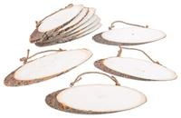 Deurbordje Creativ Company hoogte 6-10cm breedte 23-28cm hout | 10 stuks - thumbnail