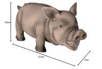 TRIXIE LATEX / POLYESTERVLIES VARKEN MET DIERENGELUID ASSORTI 21 CM 3 ST - thumbnail