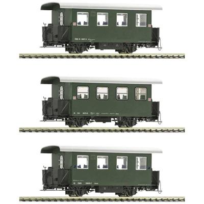 Roco 6240001 H0e set van 3 smalspoorpersonenrijtuigen van de ÖBB