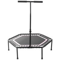 Fitness Trampoline Roze - thumbnail
