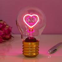 Oplaadbare LED filament lamp - Hart - thumbnail