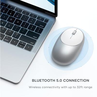 Satechi M1 Muis Bluetooth Optisch Zilver 1200 dpi - thumbnail