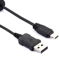 digitale camera usb kabel voor casio ex-s600 / ex-s770 / ex-s880 / ex-z60(zwart) - thumbnail