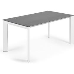 Kave Home Uitschuifbare Eettafel 'Axis' 160 - 220 x 90cm, kleur Wit Kave Home Uitschuifbare Eettafel 'Axis' 160 - 220 x 90cm, kleur Wit