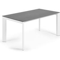 Kave Home Uitschuifbare Eettafel 'Axis' 160 - 220 x 90cm, kleur Wit - thumbnail