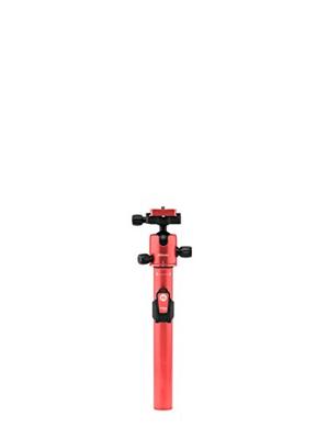 MeFOTO GlobeTrotter luchtstatief en selfie-stick in één set, rood