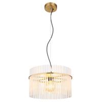 Globo Gouden hanglampGorley met glas Ø 40cm - 15698HM - thumbnail