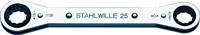 Stahlwille 41562428 25AN 3/8 X 7/16 RATSCHENRINGSCHLUESSEL Dubbele ringsleutelratelset Sleutelbreedte (inch) 3/8 - 7/16 - thumbnail