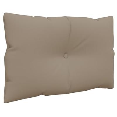 VidaXL Palletkussens 3 st stof taupe