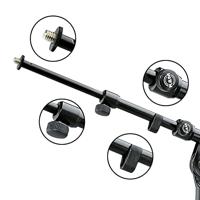 Konig & Meyer 21110 microfoonarm uitschuifbaar (zwart) - thumbnail