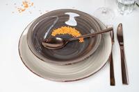 Cookinglife Dinerborden Delice Grijs ø 26,5 cm - 6 stuks - thumbnail