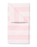 HEMA Tafelkleed 220x138cm strepen roze (roze) - thumbnail