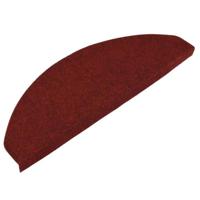 VidaXL Trapmatten zelfklevend 15 st 65x22,5x3,5 cm rood - thumbnail