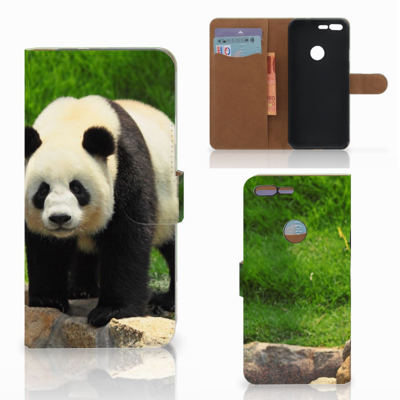 Google Pixel XL Telefoonhoesje met Pasjes Panda Google Pixel XL Telefoonhoesje met Pasjes Panda