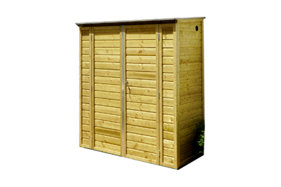 Lutrabox Hoge tuinkast 180x118x180 cm- - Hout- Lutrabox