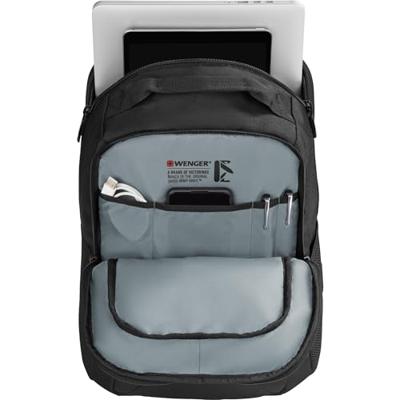Wenger BQ Laptoprugzak Geschikt voor max. (laptop): 40,6 cm (16) Zwart Wenger BQ Laptoprugzak Geschikt voor max. (laptop): 40,6 cm (16) Zwart