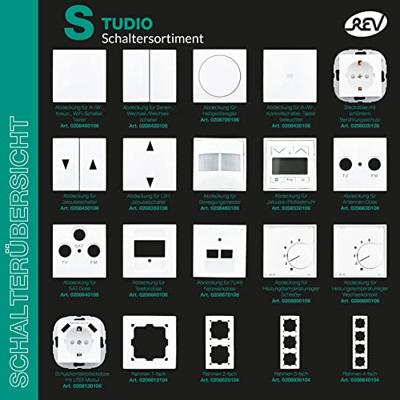 REV 0208640106 Televisie, radio, satelliet Afdekking Studio Wit 1 stuk(s) - thumbnail