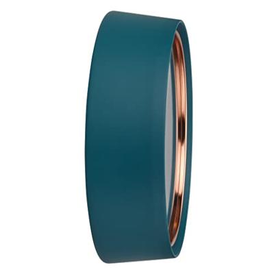 TFA Dostmann 60.3547.20 Wandklok Zendergestuurd 22.3 cm x 7 cm Petrol, Groen