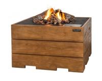 Happy Cocooning | Terrashaard Vierkant | Teakhout Antraciet - thumbnail