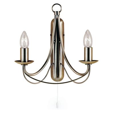 Searchlight Antieke wandlampMaypole - 6342-2AB