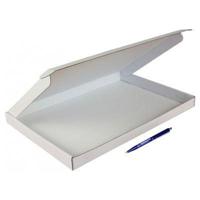 Brievenbusdoosjes 346 x 255 x 28 mm (a4+ formaat) wit | 50 stuks - thumbnail