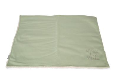 Beeztees kitten tilou - kattendeken - pluche - groen - 70x50 cm Beeztees kitten tilou - kattendeken - pluche - groen - 70x50 cm