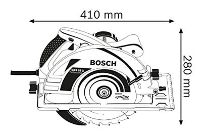 Bosch Blauw GKS 85 G cirkelzaag | 2200 Watt | L-Boxx ready - 060157A900