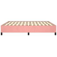 Bedframe fluweel roze 180x200 cm - thumbnail