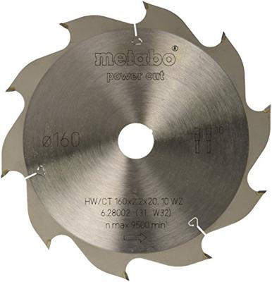 Metabo Accessoires Cirkelzaagblad HW/CT Ø 160x20, 10 WZ - 628002000