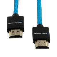 Kondor Blue HDMI naar HDMI 16" dun gevlochten kabel voor on-camera monitoren - thumbnail