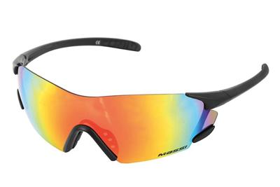 Massi Legend Bril Oranje REVO gepolariseerde lens - Zwart Massi Legend Bril Oranje REVO gepolariseerde lens - Zwart
