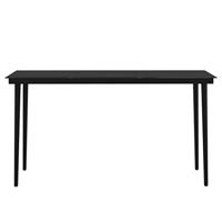 7-delige Tuinset met kussens zwart - thumbnail