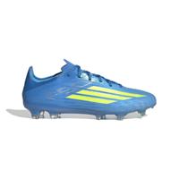 adidas F50 Pro Gras Voetbalschoenen (FG) Blauw Neongeel - thumbnail