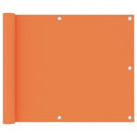 Balkonscherm 75x400 cm oxford stof oranje - thumbnail