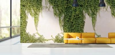 Livingwalls The Wall II - Groen - Planten Behang - 392271
