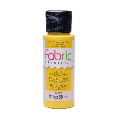 Fabric Creations • soft fabric inkt 59ml real yellow