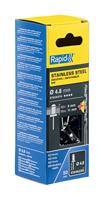 Rapid Blindklinknagels RVS | Ø4,8 x 14 mm | Incl. Boor | 50 Stuks - 5001461 - thumbnail