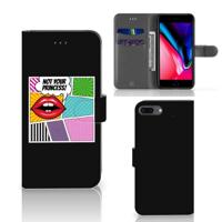 Apple iPhone 7 Plus | 8 Plus | Wallet Case | met Pasjes | Popart Princess - thumbnail