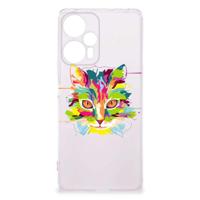Xiaomi Poco F5 Telefoonhoesje met Naam Cat Color - thumbnail