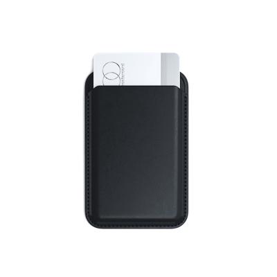 Satechi Magnetic Wallet Stand Leren Case Apple Zwart Satechi Magnetic Wallet Stand Leren Case Apple Zwart